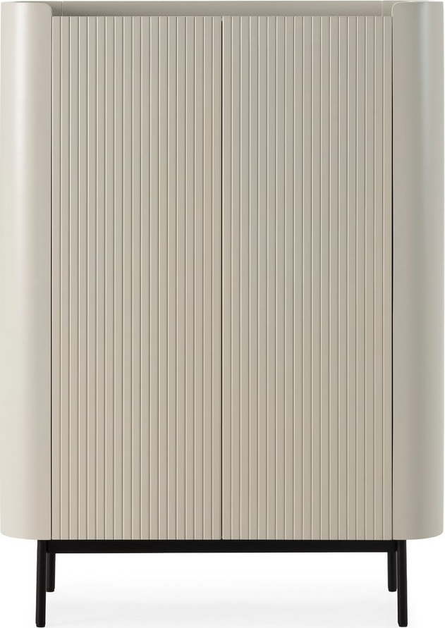 Krémová skříňka 100x140x40 cm Willa – MOME Mome