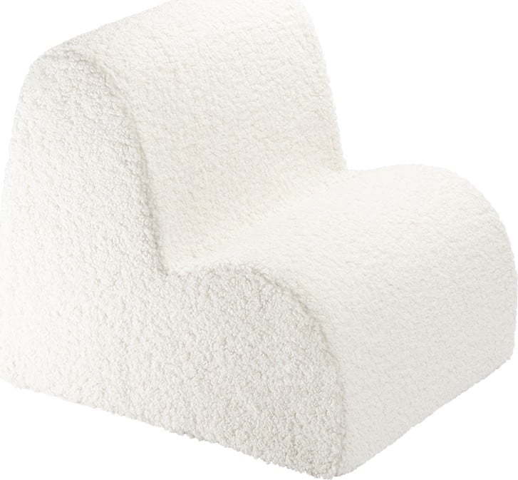 Krémové dětské křesílko z textilie bouclé Cloud – Wigiwama Wigiwama