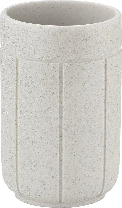 Krémový kelímek na zubní kartáčky z polyresinu Kua – Blomus Blomus