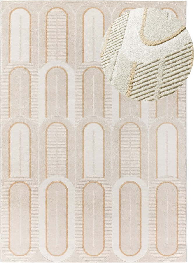 Krémový koberec 200x290 cm Flora – Universal Universal