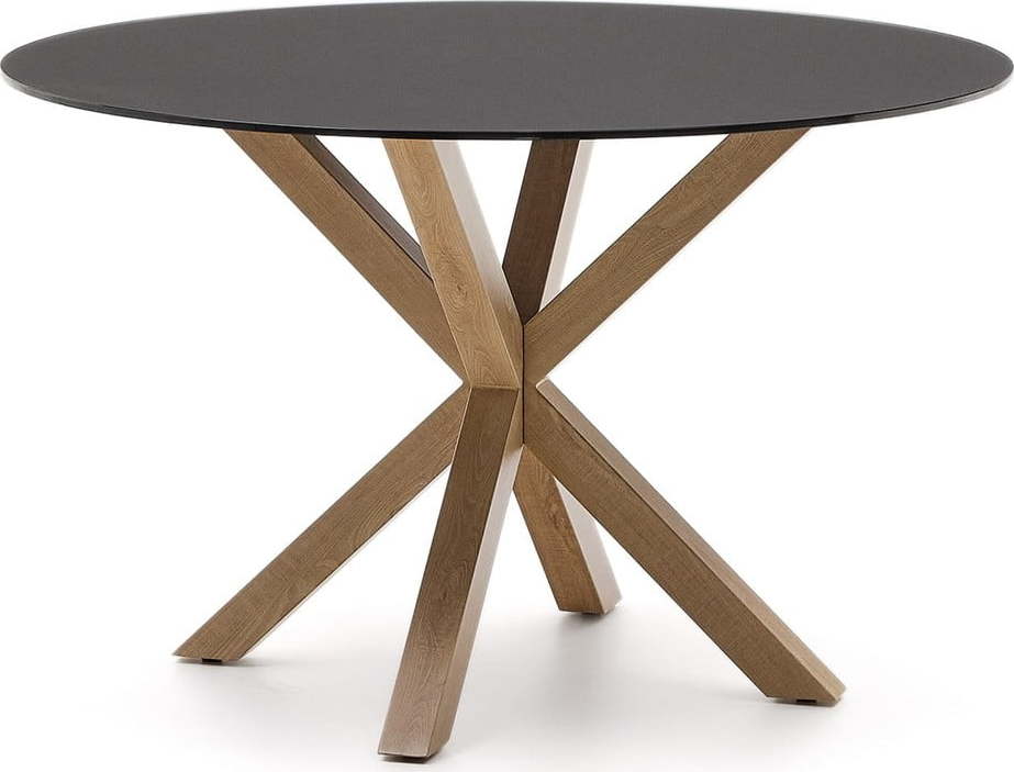 Kulatý jídelní stůl se skleněnou deskou ø 120 cm Argo – Kave Home Kave Home