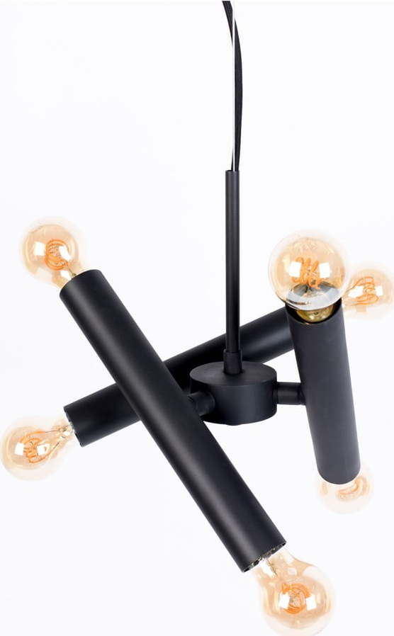 Leskle černé stmívatelné závěsné svítidlo Hawk – Zuiver Zuiver