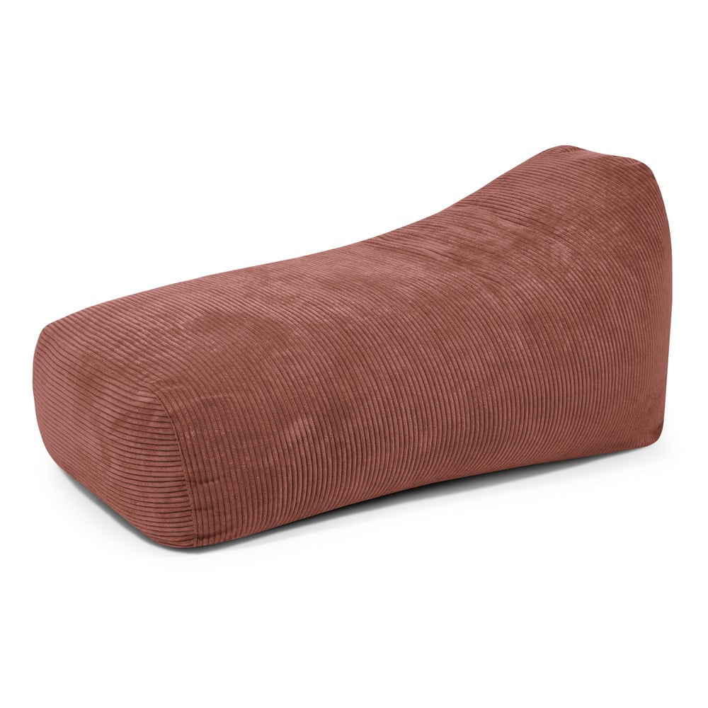 Manšestrový sedací vak v cihlové barvě Snug Long 140 – SLOWDOWN SLOWDOWN