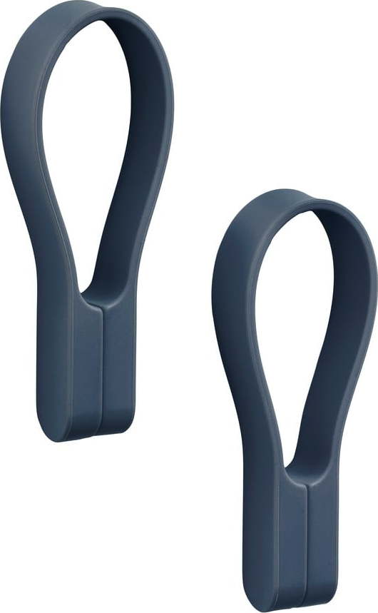 Modré silikonové poutko 2 ks Loop – Zone Zone