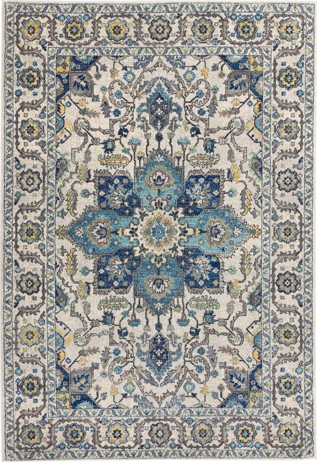 Modrý koberec 200x290 cm Nova Persian Blue – Asiatic Carpets Asiatic Carpets
