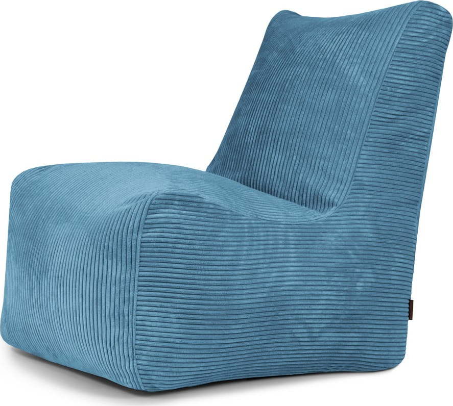 Modrý manšestrový sedací vak Seat Lounge – SLOWDOWN SLOWDOWN