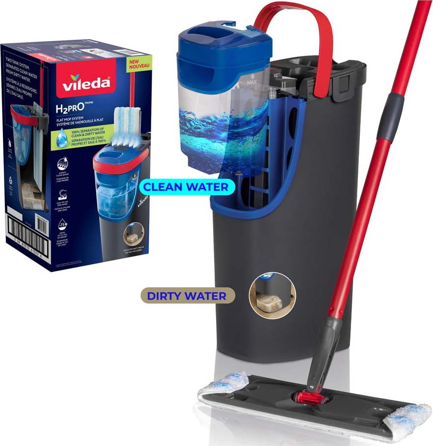 Mop s kbelíkem H2PrO – Vileda Vileda