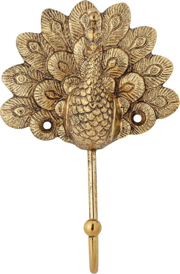 Nástěnný kovový háček ve zlaté barvě Dun – Bloomingville Bloomingville