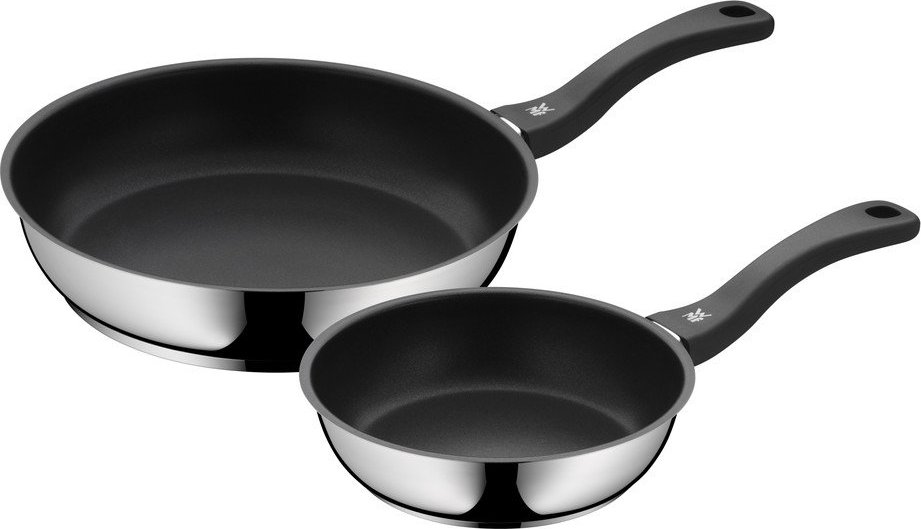 Nerezové pánve v sadě 2 ks s keramickým povrchem ø 28 cm Devil – WMF WMF