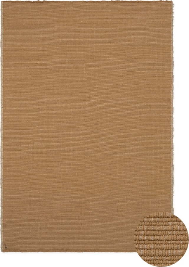 Okrově žlutý ručně tkaný bavlněný koberec 170x240 cm Handloom – Lorena Canals Lorena Canals
