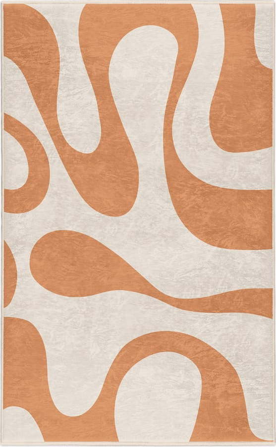 Oranžový pratelný koberec 80x150 cm Caramel Latte – Mila Home Mila Home