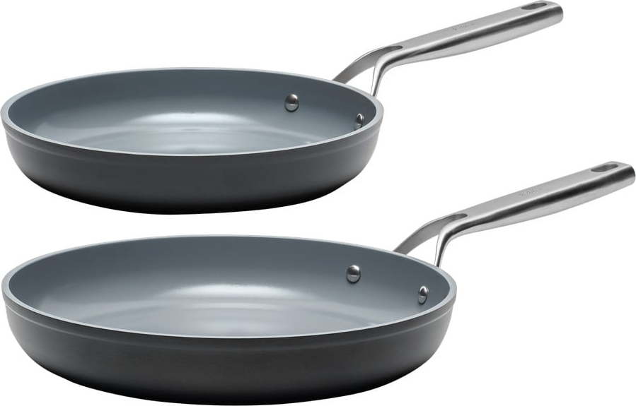 Pánve v sadě 2 ks s keramickým povrchem ø 30 cm Meda 3.0 – FABINI Fabini