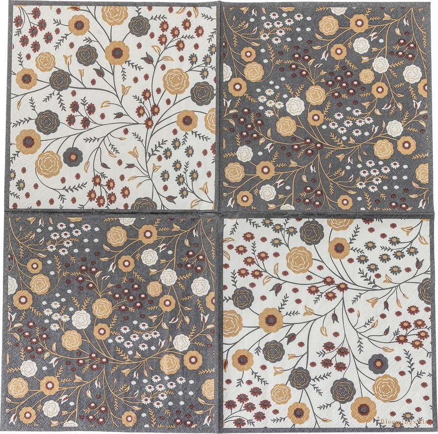 Papírové ubrousky v sadě 20 ks 33x33 cm Eydis – Bloomingville Bloomingville