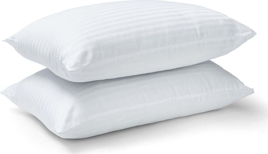 Polštář 2 ks 48x74 cm Hotel Satin Stripe – Catherine Lansfield Catherine Lansfield