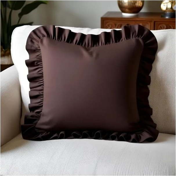 Povlak na polštář s příměsí bavlny 40x40 cm Ruffled – Mila Home Mila Home