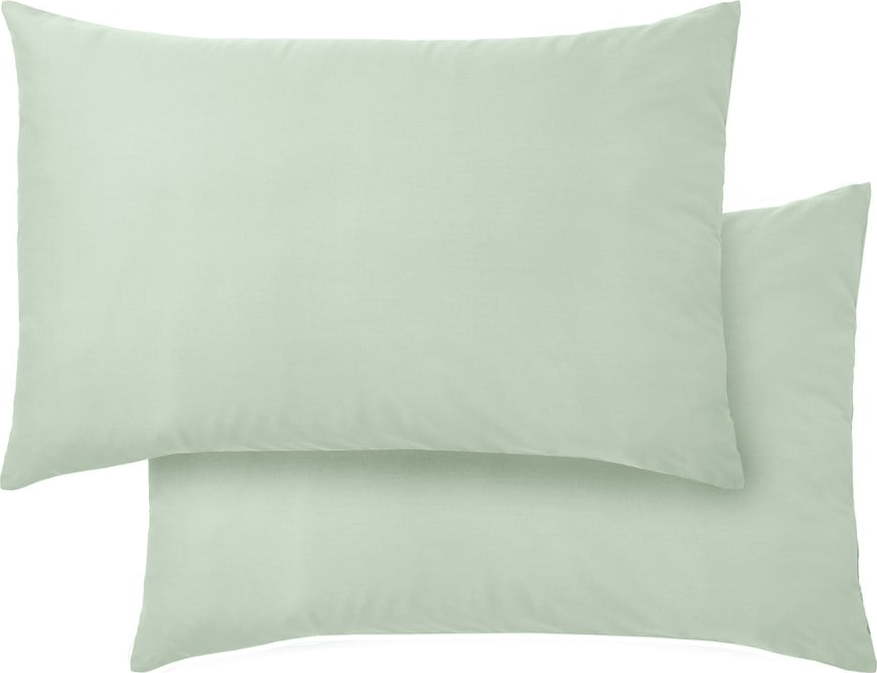 Povlaky na polštáře v sadě 2 ks z bavlněného saténu 50x75 cm Cotton Sateen – Bianca Bianca