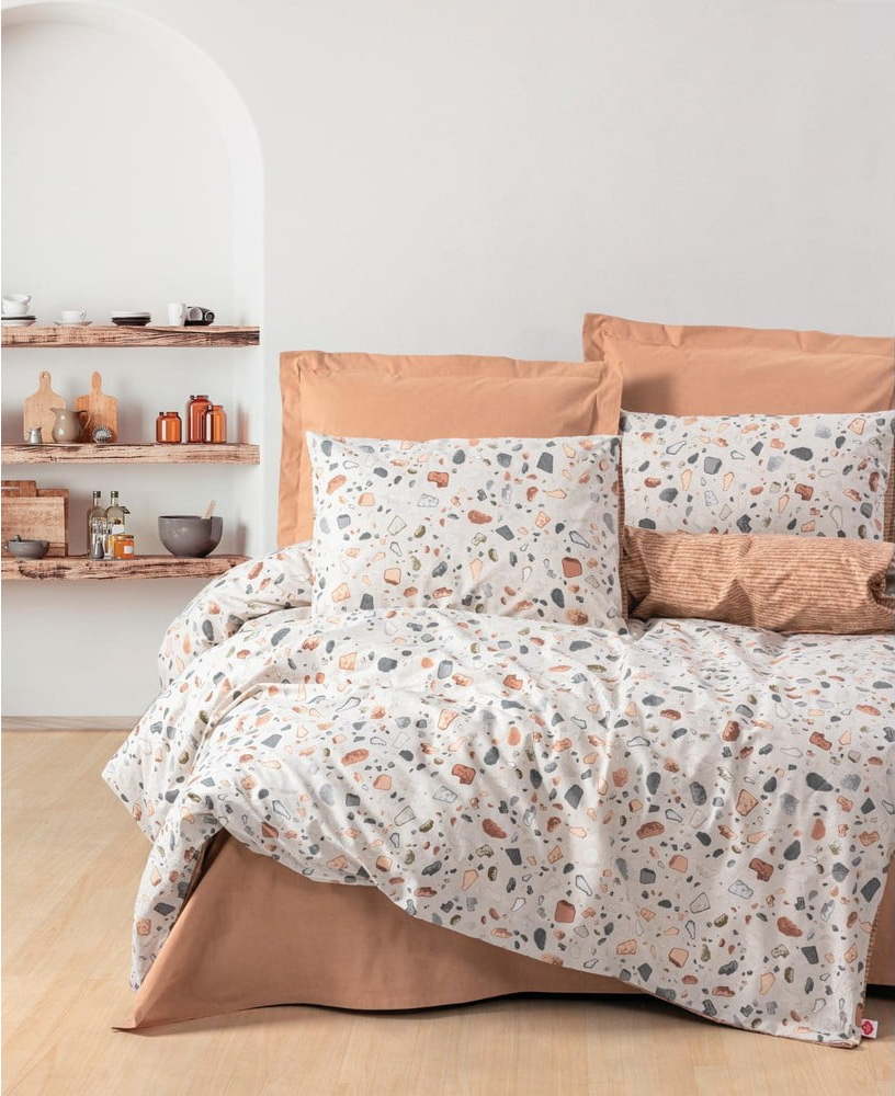 Povlečení na dvoulůžko/prodloužené z bavlny Renforcé 240x220 cm Earth-Inspired Calm – Mila Home Luxury Mila Home Luxury
