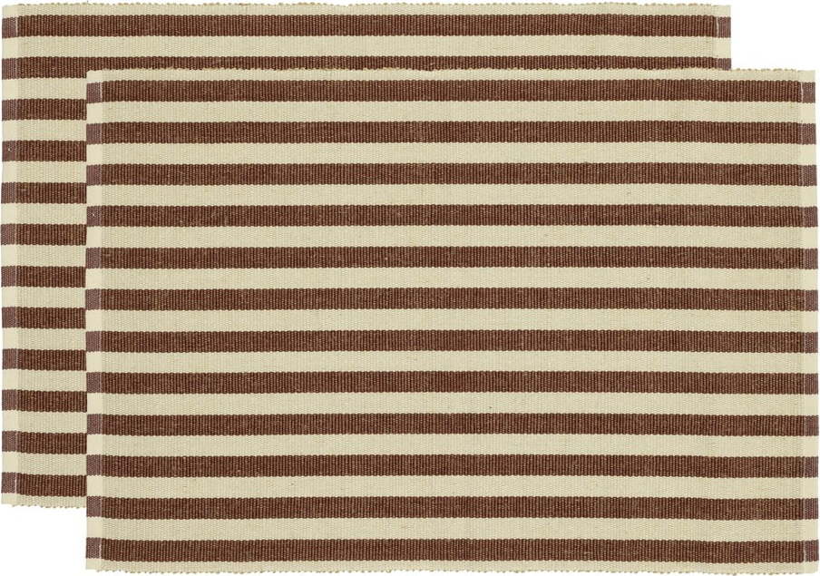 Prostírání v sadě 2 ks s příměsí juty 33x48 cm Statement Stripe – Södahl Södahl
