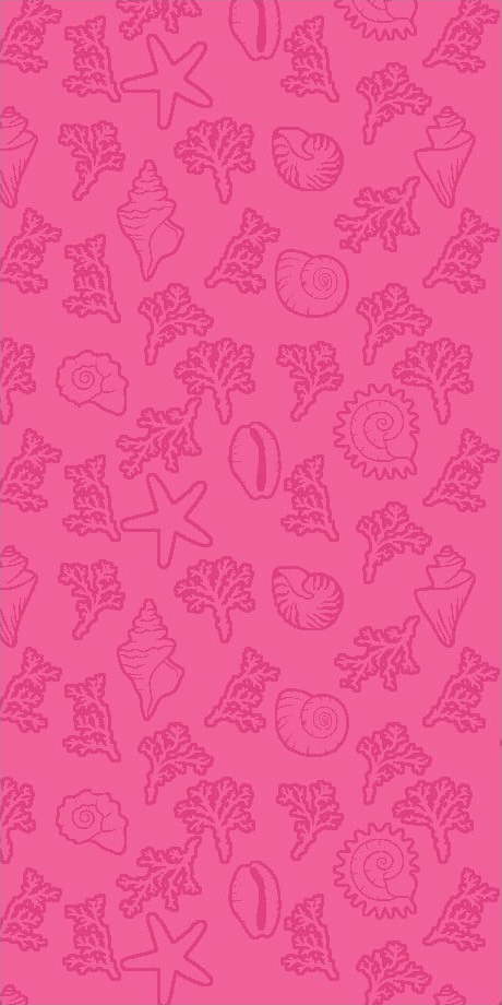 Růžová bavlněná plážová osuška 70x140 cm Sea – B.E.S. B.E.S.