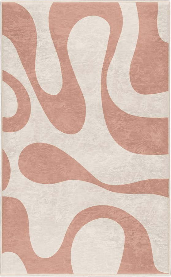 Růžový pratelný koberec 160x230 cm Strawberry Latte – Mila Home Mila Home