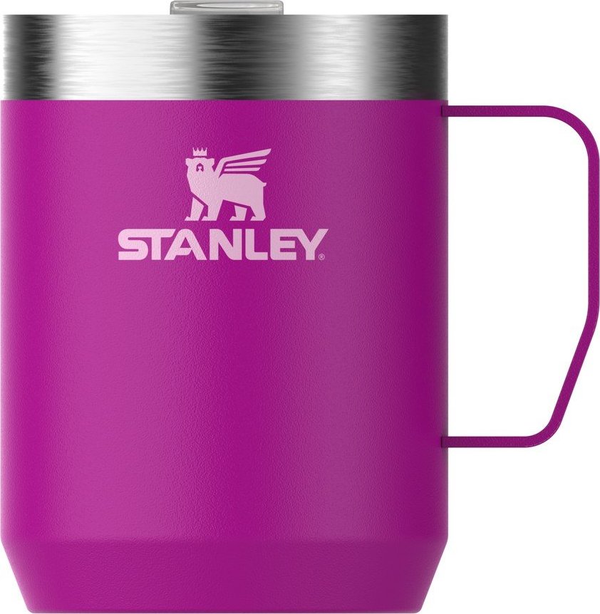 Růžový termo hrnek z nerezové oceli 230 ml Stay-Hot Camp Mug Violet Blossom – Stanley Stanley
