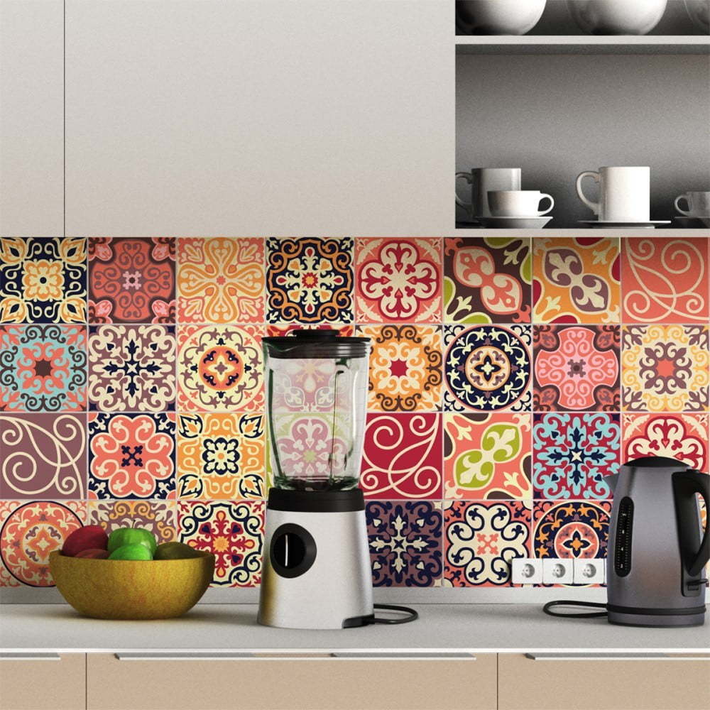 Sada 30 dekorativních samolepek na stěnu Ambiance La Valette