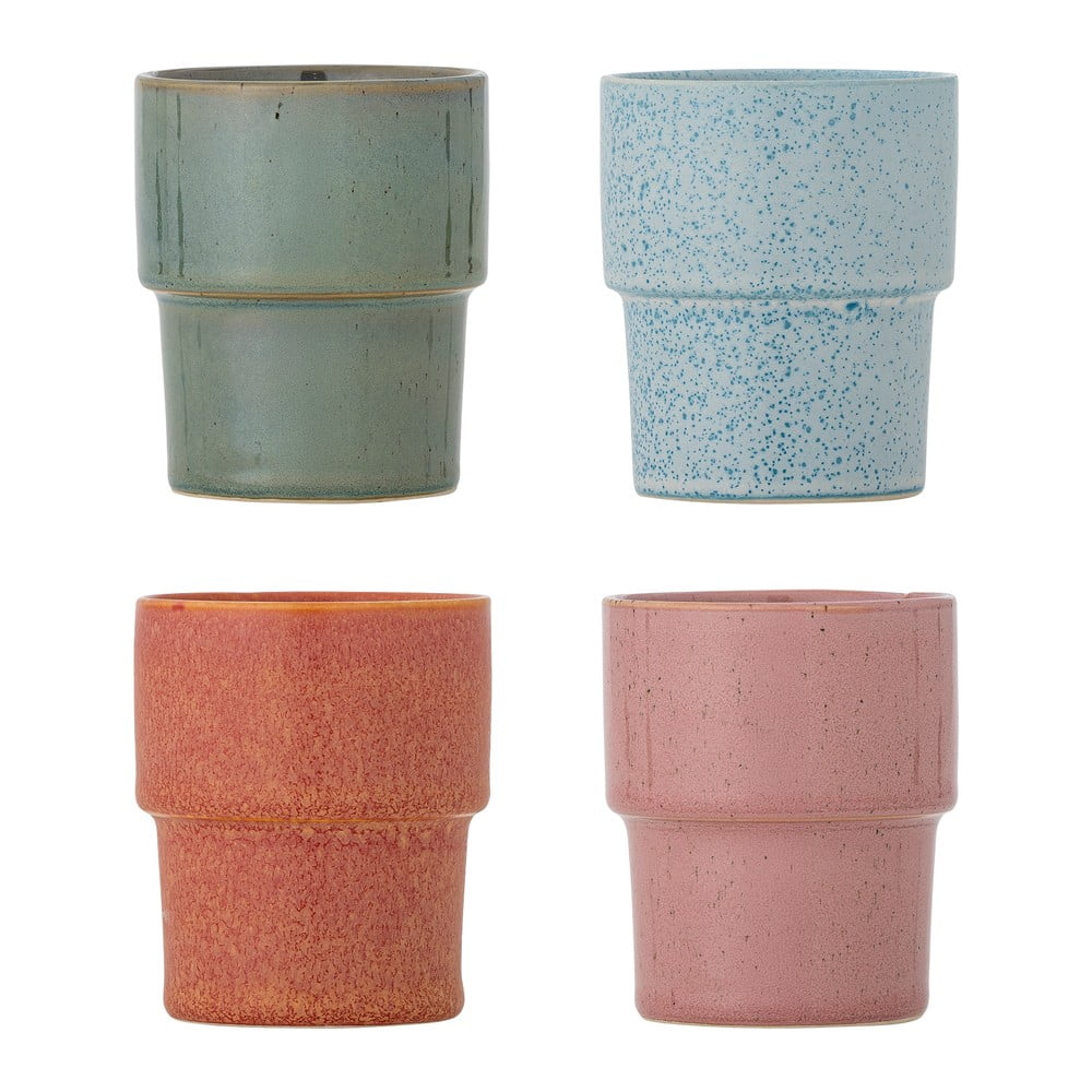 Šálky v sadě 4 ks na espresso z kameniny 150 ml Ewan – Bloomingville Bloomingville