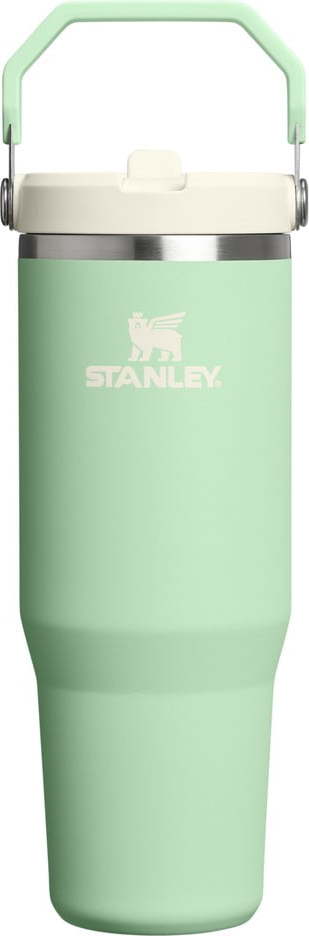 Šalvějově zelená termoska z nerezové oceli 890 ml IceFlow™ Flip Straw 2.0 Tumbler Pistachio – Stanley Stanley