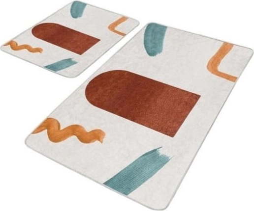 Sametové koupelnové předložky v sadě 2 ks 60x100 cm – Mila Home Mila Home