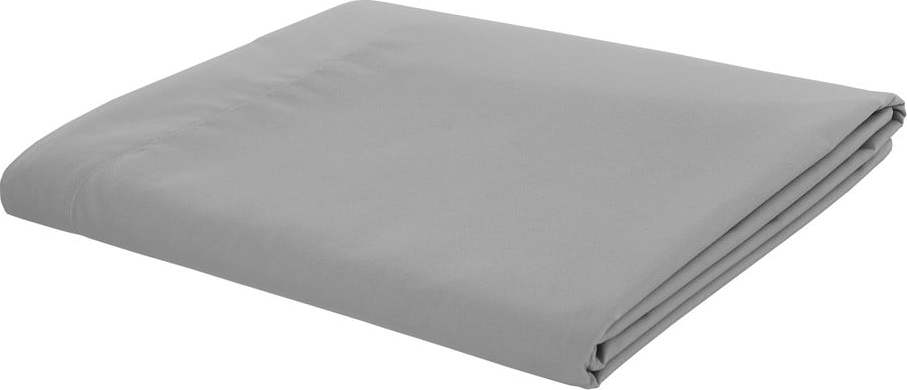 Šedé perkálové prostěradlo 275x275 cm Easy Iron Percale – Catherine Lansfield Catherine Lansfield