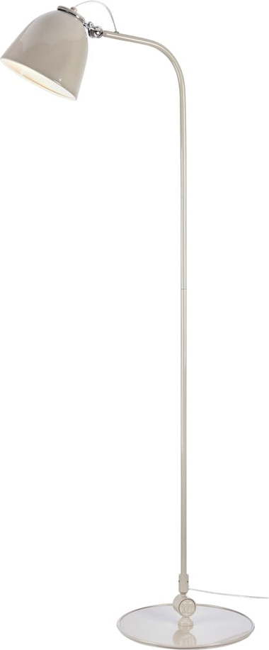Šedobéžová stojací lampa s kovovým stínidlem (výška 130 cm) Tilt – Markslöjd Markslöjd
