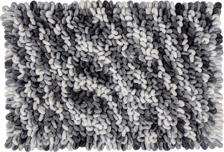 Šedomodrá textilní koupelnová předložka 60x90 cm Lerici – Wenko WENKO