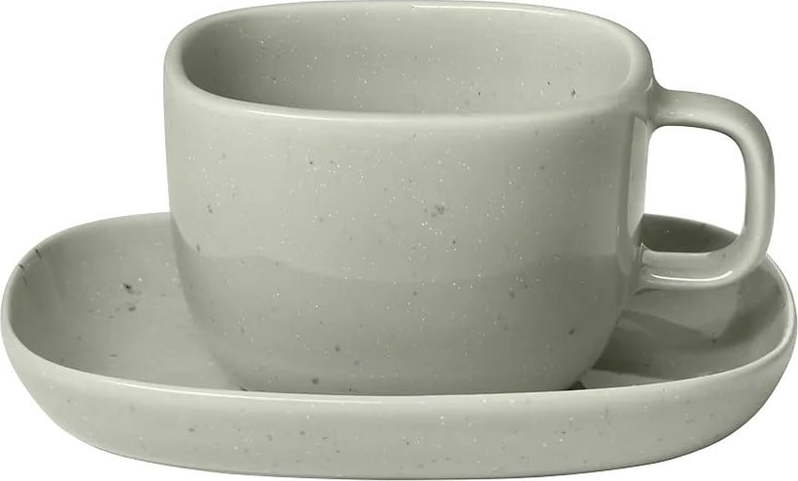 Šedý šálek z kameniny 200 ml Vahlo – Blomus Blomus