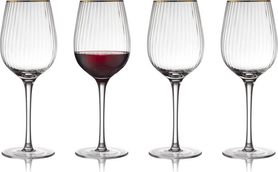 Skleničky v sadě 4 ks na víno 300 ml Palermo – Lyngby Glas Lyngby Glas
