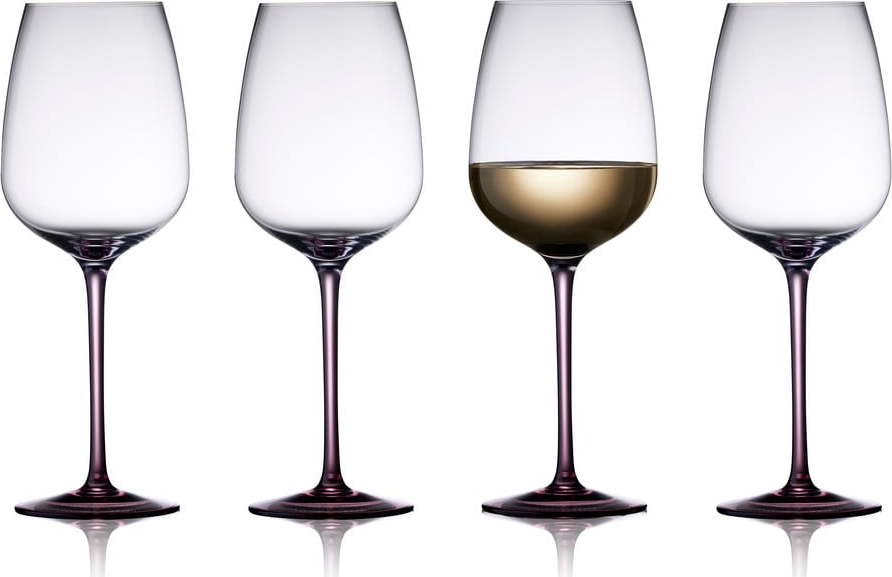 Skleničky v sadě 4 ks na víno 500 ml Vienna – Lyngby Glas Lyngby Glas