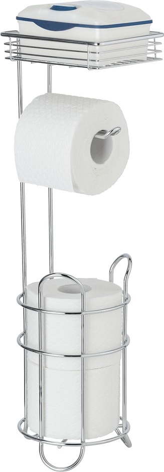 Stojan na toaletní papír z pochromované oceli ve stříbrné barvě – Wenko WENKO