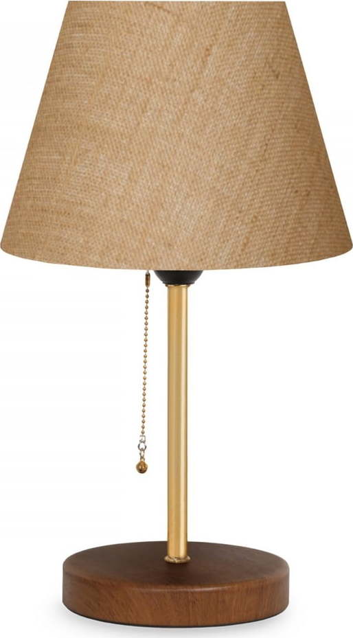 Stolní lampa s textilním stínidlem (výška 14 cm) Mardin – Opviq lights Opviq lights