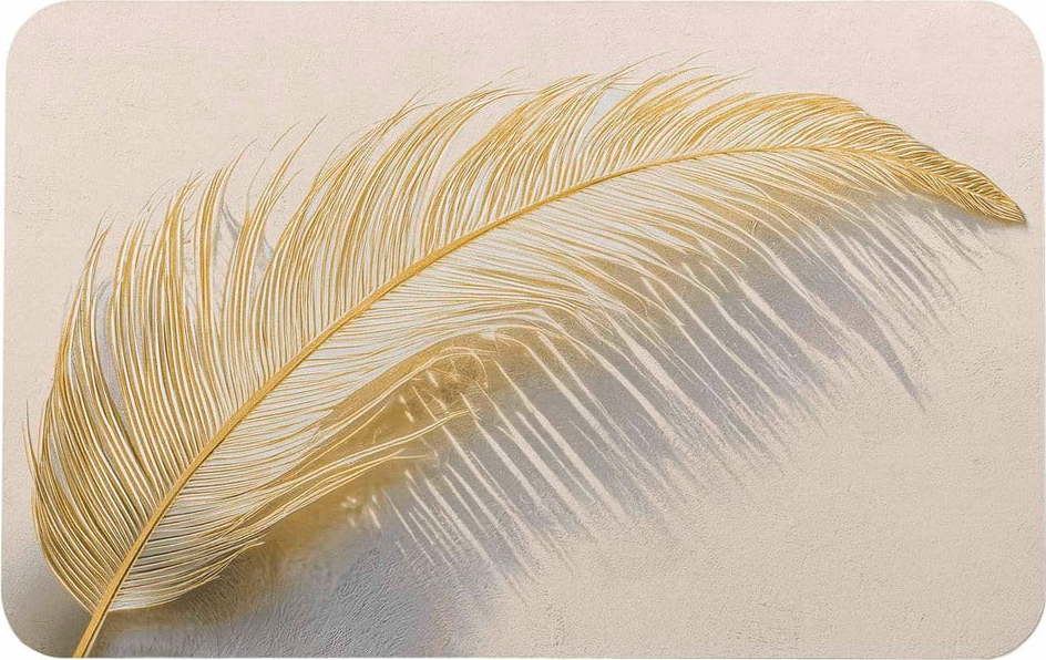 Světle hnědá koupelnová předložka 50x80 cm Angelica – douceur d'intérieur Douceur d intérieur