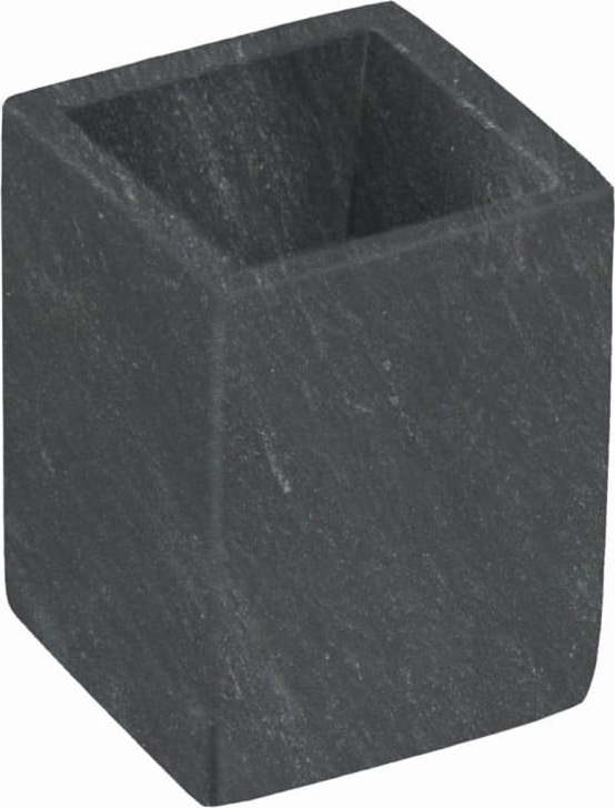 Tmavě šedý mramorový kelímek na zubní kartáčky Aixa – Kave Home Kave Home