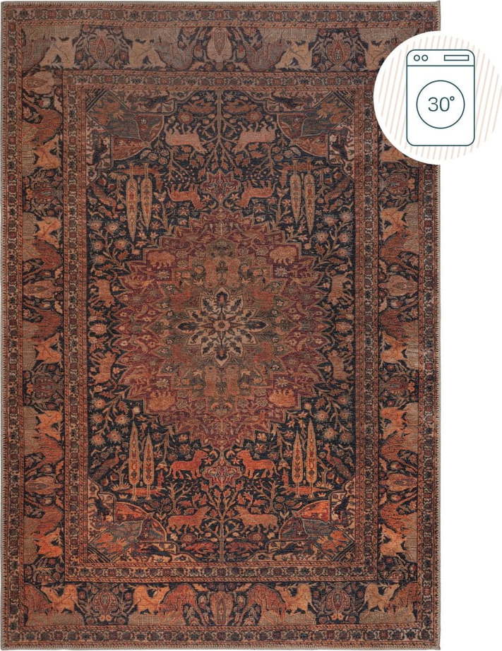 Vínový pratelný koberec 190x290 cm Nico Global – Flair Rugs Flair Rugs