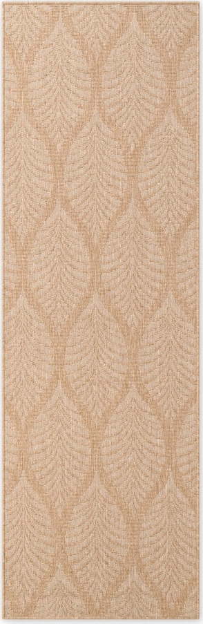 Vnitřní a venkovní běhoun v béžové a slonovinové barvě 80x250 cm Duet Liora – NORTHRUGS Hanse Home