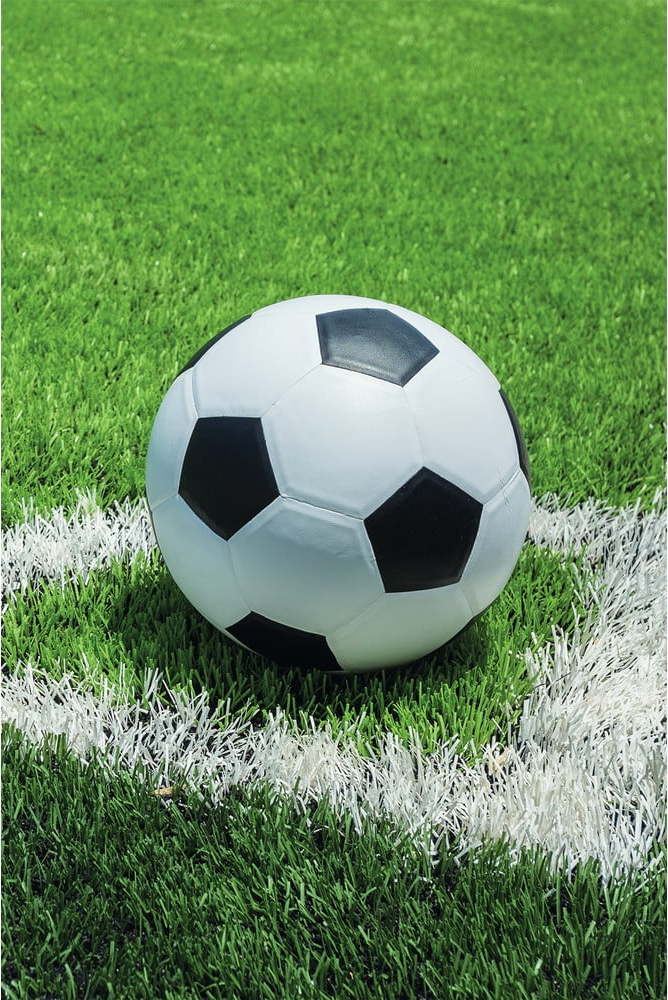 Zelená fleecová dětská deka 100x150 cm Football – Jerry Fabrics Jerry Fabrics