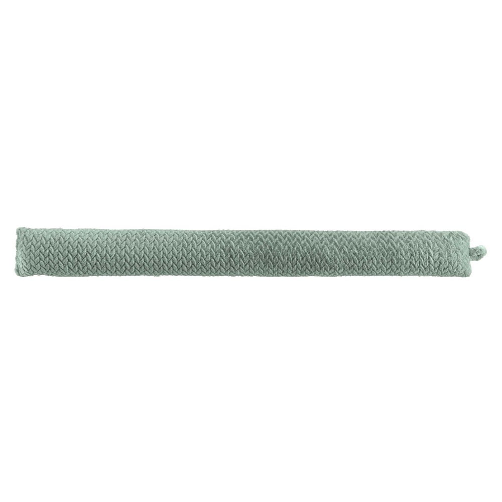 Zelená ochrana proti průvanu 10x80 cm Flanela – douceur d'intérieur Douceur d intérieur