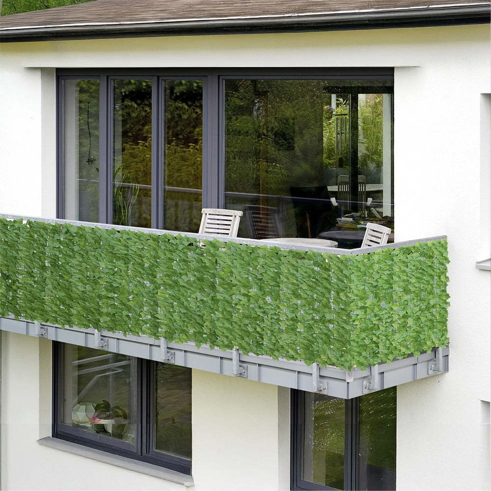 Zelená plastová balkonová zástěna 300x100 cm Ivy – Maximex Maximex