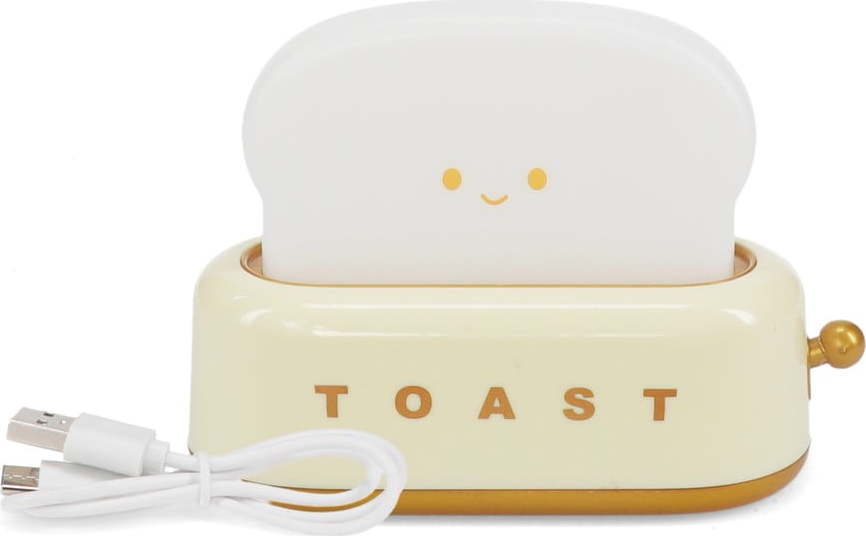 Žluté/bílé dětské noční světlo Toaster – Rex London Rex London