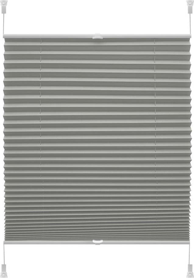 Antracitová roleta 80x150 cm Plisé Verona Termo – Gardinia Gardinia