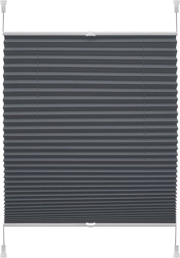 Antracitová roleta 97x150 cm Plisé Verona – Gardinia Gardinia