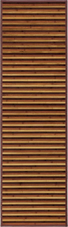 Bambusový běhoun v hnědo-hořčicové barvě 60x200 cm – Casa Selección Casa Selección