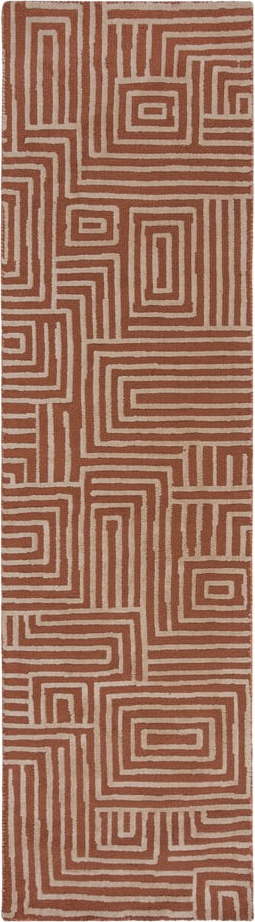 Běhoun v terakotové barvě 80x300 cm Kylo – Flair Rugs Flair Rugs