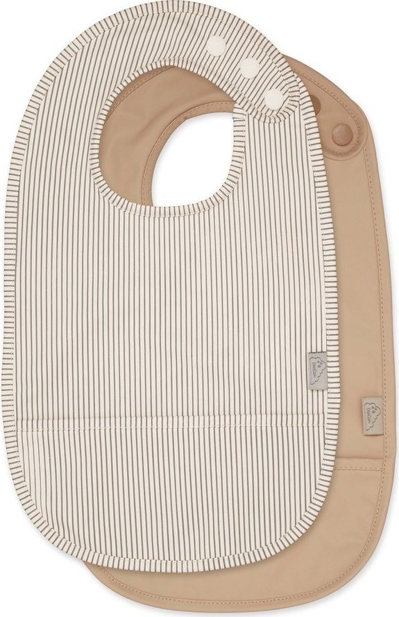 Béžové bryndáky v sadě 2 ks Classic Stripes Camel – Cam Cam Copenhagen Cam Cam Copenhagen